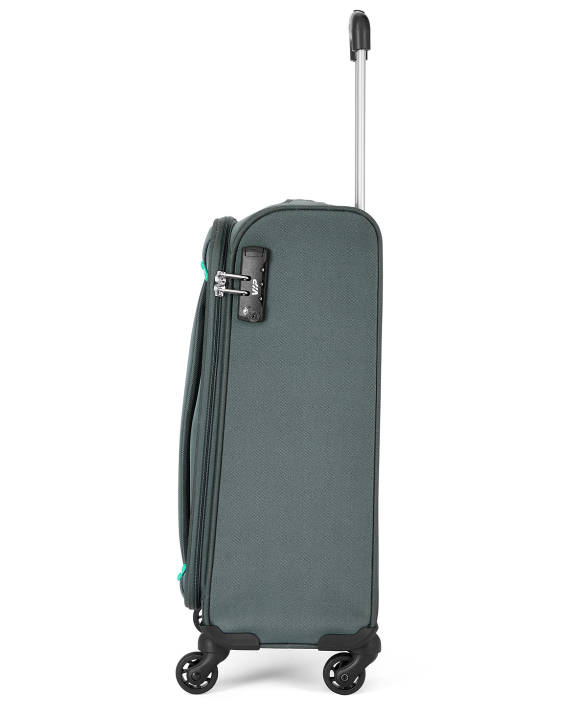 VIP 4 Wheel Soft Casing Medium Check-In Luggage Trolley 69cm Grey STAPPL69GR