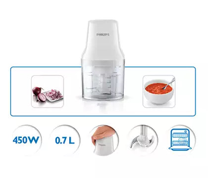 Philips Chopper Daily White 3 Pin - HR1393/01