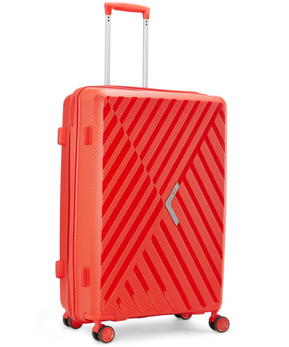 VIP 4 Wheel Hard Casing Trolley 65cm Red XLITE65RED