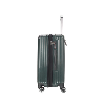 STARGOLD Luggage Trolley 3 PCS Set TPC Hardside 360° Rotational Wheels And TPC Lockable Travel Suitcase, SG-TPC41