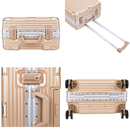 STARGOLD Luggage Trolley TPC Hardside Suitcase 360° Rotating Wheels And TSA Lock Travel Luggage, SG-TPC38 Champagne