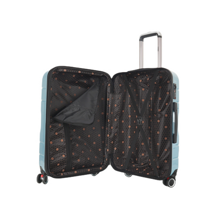 STARGOLD Luggage Trolley 3 PCS Set TPC Hardside 360° Rotational Wheels And TPC Lockable Travel Suitcase, SG-TPC42