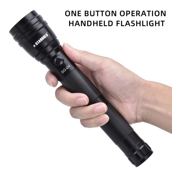 Stragold Emergency Torch Light Rechargeable LED Flashlight Set Of 4 SG-I24