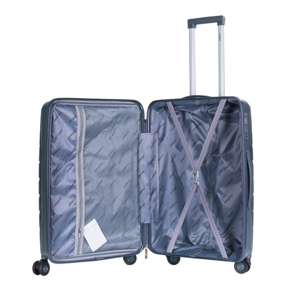STARGOLD Luggage Trolley PP HardSide 3 PCS Set Suitcase Bag With TSA Lock 360° Rotating Wheels Travel Suitcase, SG-PP68 GREY