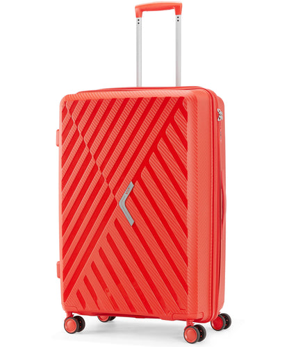 VIP 4 Wheel Hard Casing Trolley 65cm Red XLITE65RED