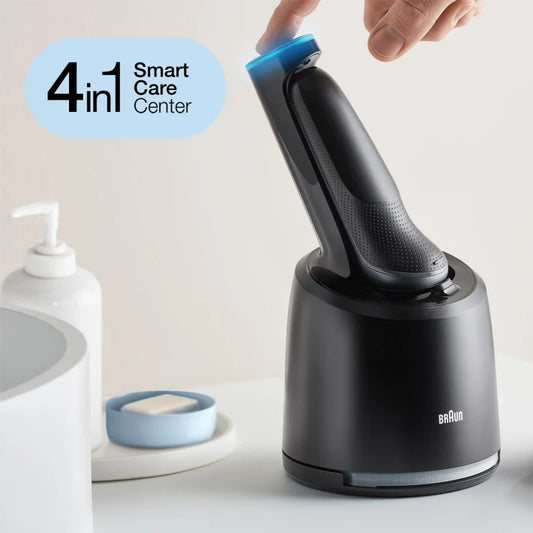 Braun Series 6 61-N7650cc Wet & Dry Shaver with SmartCare, Grey 4210201326854