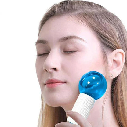 Ice Ball Facial Massager Face Roller and Crystal Eye Massager