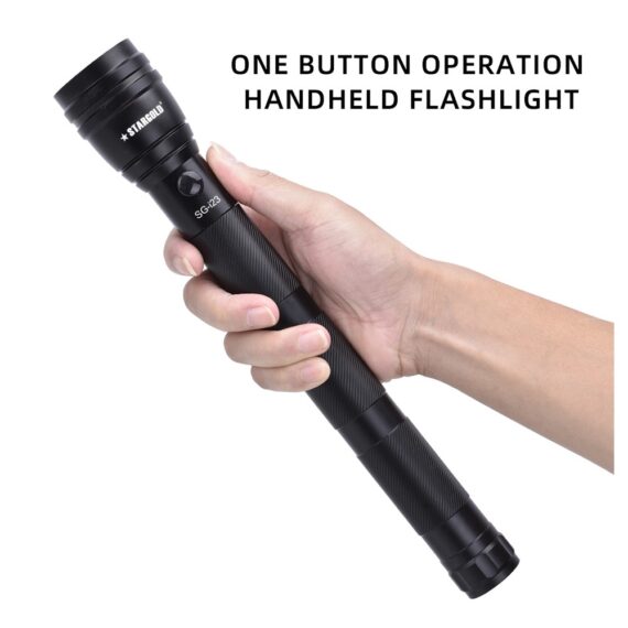 Stargold Emergency Torch Light Rechargeable LED Flashlight Set Of 2 SG-I20