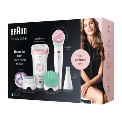 Braun Silk-épil Beauty Set 9 9/985 BS Wet & Dry Epilator 4210201225898