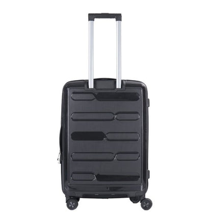 STARGOLD PP Hard Side Luggage Trolley Black Set OF 3 Pieces Bag 360° Double Spinner Wheels With TSA Lock, SG-PP65