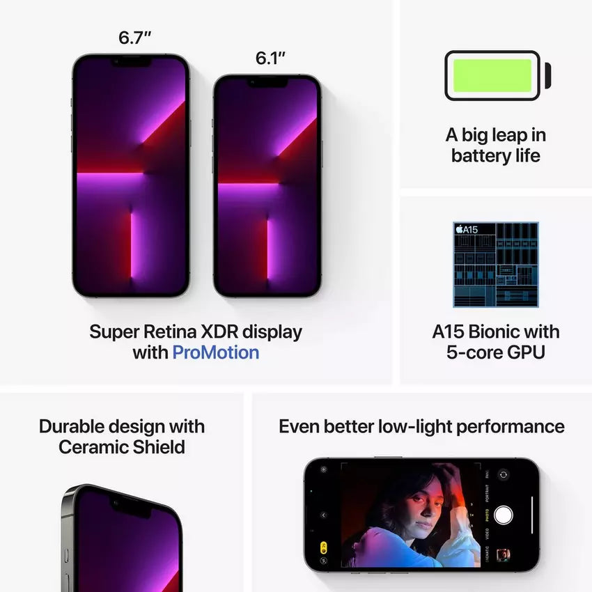 Apple Mobile iPhone 13 Pro 5G 1TB Graphite