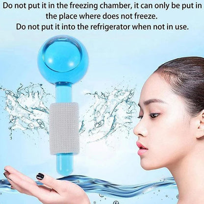 Ice Ball Facial Massager Face Roller and Crystal Eye Massager