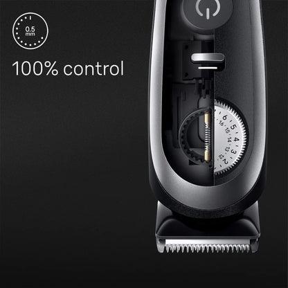 Braun Pro Beard Trimmer 9 BT9420 With ProBlade, ProWheel, Lock, 10 barbering tools, 180min runtime, Grey  4210201448433