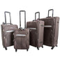 Stargold Fabric Trolley 4PCS SET SL-T48 Brown